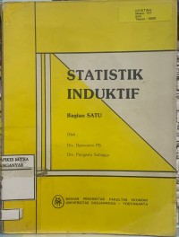 Image of Statistik Induktif Bagian Satu