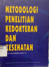 Image of Metodologi Penelitian Kedokteran dan Kesehatan