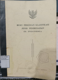 Image of Buku Pedoman Klasifikasi Jenis Pembedahan Di Indonesia