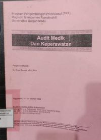 Image of Audit Medik Dan Keperawatan