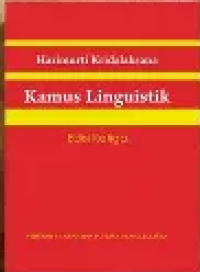Image of Kamus Linguistik Edisi Ke 3