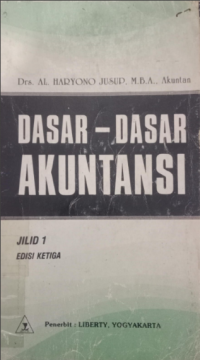 Image of Dasar Dasar Akuntansi Jilid 1 Edisi Ketiga