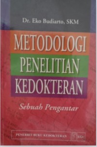 Image of Metodologi Penelitian Kedokteran