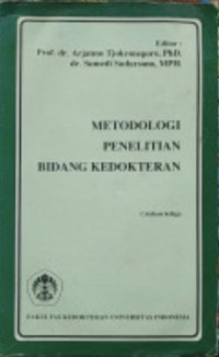 Image of Metodologi Penelitian Bidang Kesehatan Cetakan Ketiga