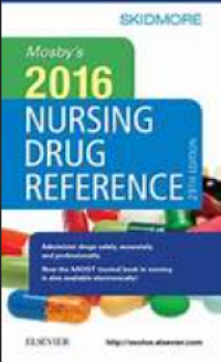 Image of Mosby's 2016 Nursing Drug Reference