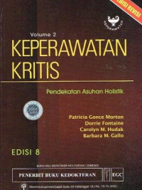 Image of Keperawatan Kritis Pendekatan Asuhan Holistik Volume 2 Edisi 8
