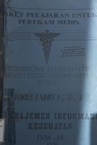 Image of Paket pelajaran untuk perekam medis